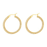 Elegante Yasmin Ohrhänger - 18K Vergoldeter Edelstahl mit hochwertigen Zirkonen l Yasèmia Jewellery Yasèmia
