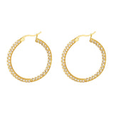Elegante Yasmin Ohrhänger - 18K Vergoldeter Edelstahl mit hochwertigen Zirkonen l Yasèmia Jewellery Yasèmia